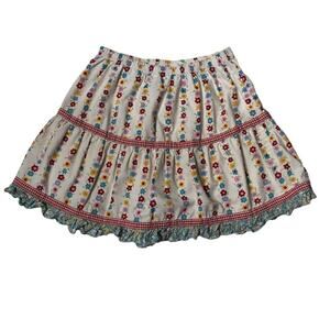 Vintage 90’s Hanna Andersson Skirt Made in Hong Kong Size 120 US 6 7 Ruffle